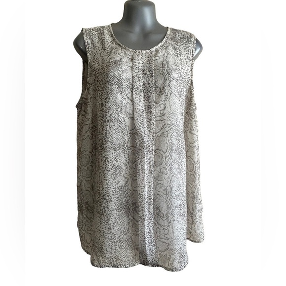 Dalia Snakeskin Print Women’s Tank Top • Used • Size: Large - Picture 1 of 9